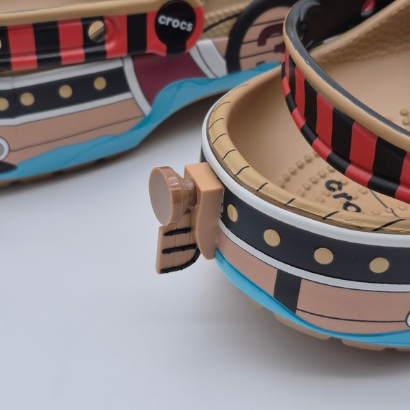 Crocs Classic Clogs One Piece The Thousand Sunny Men's Size 13 Shoes Causal - Picture 9 of 13